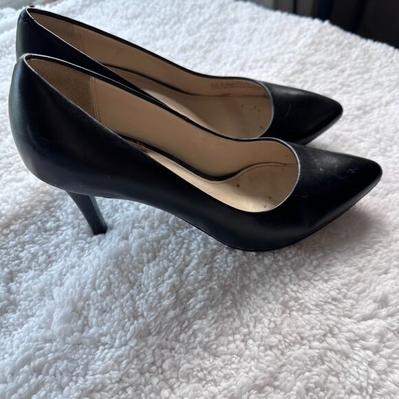 Cole Haan Grand.OS womens shoes pumps black sz 9C Leather point dressy business - Picture 2 of 11